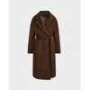 Rudsak Wool & Cashmere Coat In Espresso