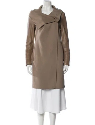 Pre-owned Rudsak Wool Coat In Neutral