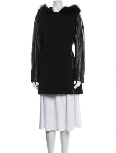 Pre-owned Rudsak Wool Parka In Black