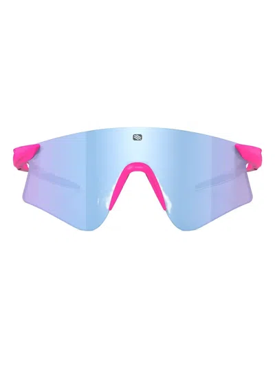 Rudy Project Astral Wraparound-frame Sunglasses In Pink