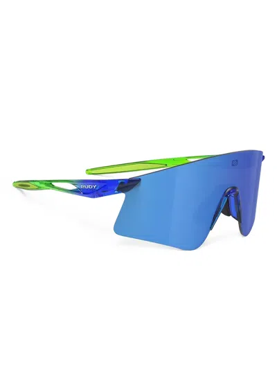 Rudy Project Astral X Shield-frame Sunglasses In Blue
