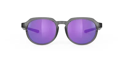 Rudy Project Glamshady Sp934233-0000 Men's Sunglasses Grey Size 50 In Transparent