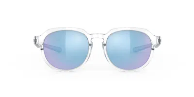 Rudy Project Glamshady Sp936896-0000 Men's Sunglasses Clear Size 50 In Transparent