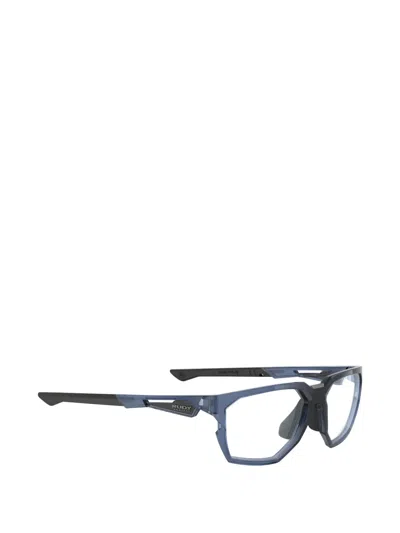Rudy Project No Code Ophthalmic Geometric-frame Glasses In Blue