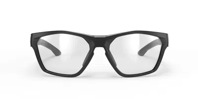 Rudy Project No Code Slim Sq080a06-0000 Men's Glasses Black Size 52 - Free Lenses - Blue Light Block Available In Yellow