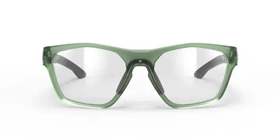 Rudy Project No Code Slim Sq080a18-0000 Men's Glasses Green Size 52 - Free Lenses - Blue Light Block Available In Transparent