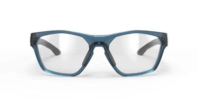Rudy Project No Code Slim Sq080a31-0000 Men's Glasses Blue Size 52 - Free Lenses - Blue Light Block Available In Transparent