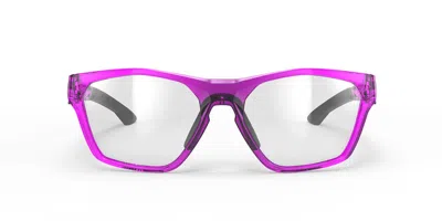 Rudy Project No Code Slim Sq080a44-0000 Men's Glasses Pink Size 52 - Free Lenses - Blue Light Block Available In Purple