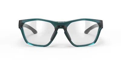 Rudy Project No Code Slim Sq080a48-0000 Men's Glasses Green Size 52 - Free Lenses - Blue Light Block Available