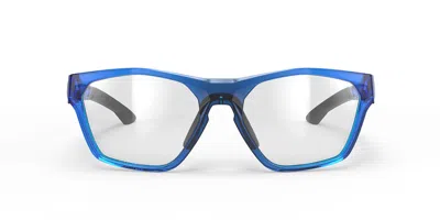 Rudy Project No Code Slim Sq080a77-0000 Men's Glasses Blue Size 52 - Free Lenses - Blue Light Block Available