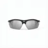 Rudy Project Semi-rimless Sunglasses With Mirrored Lenses In Black