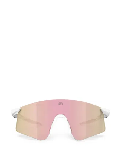 Rudy Project Shield-frame Sunglasses In White
