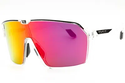 Rudy Project Sp723896 Shield Multilaser Red Sunglasses In Clear
