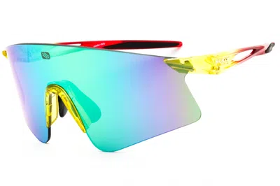 Rudy Project Sp944130 Mirrored Shield Sunglasses In Multicolor