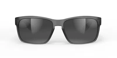 Rudy Project Spinhawk Edge Slim Sq111087-0000 Men's Sunglasses Grey Size Standard In Yellow