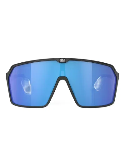 Rudy Project Spinshield Shield-frame Sunglasses In Black