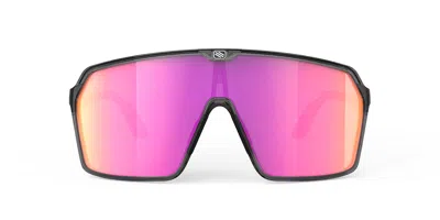 Rudy Project Spinshield Sp725233-0002 Men's Sunglasses Clear Size 147 In Black