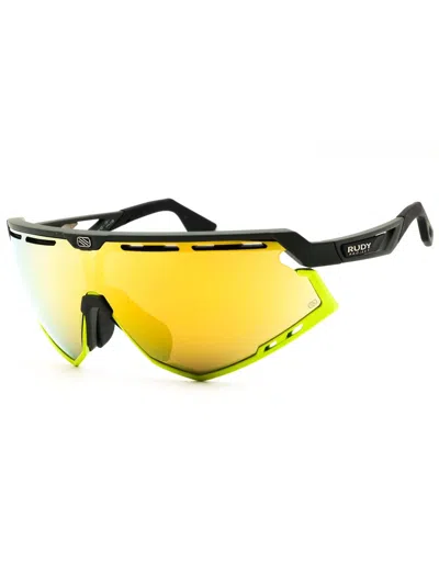 Rudy Project Sport Wraparound Shield Men's Sunglasses In Yellow