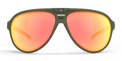 Rudy Project Stardash Sp814013-0000 Men's Sunglasses Green Size 63