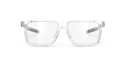Rudy Project Stellar Sp910a96-0001 Men's Glasses Clear Size 52 - Free Lenses - Blue Light Block Available In Gray