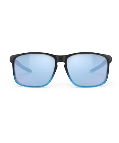 Rudy Project Eyeglasses Overlap Black Fade Cryst.azur G. In Crl