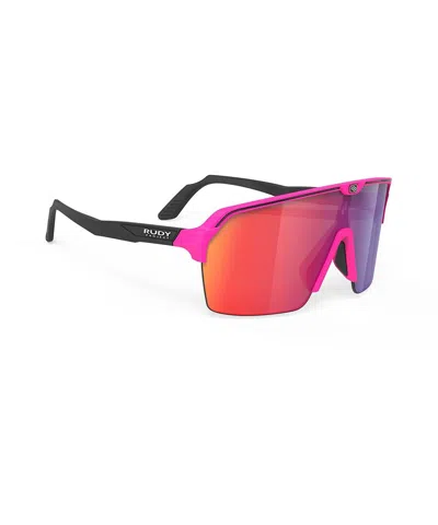 Rudy Project Sunglasses Spinshield Air Pink Fluo/black M. In Crl