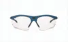 Rudy Project Wraparound Sunglasses In Blue