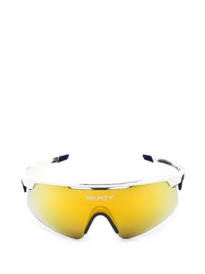 Rudy Project Wraparound-frame Sunglasses In White