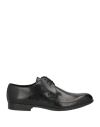 RUE 51 RUE 51 MAN LACE-UP SHOES BLACK SIZE 8 SOFT LEATHER