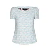 Rue Agthonis Women's Blue Melon Top In Blue
