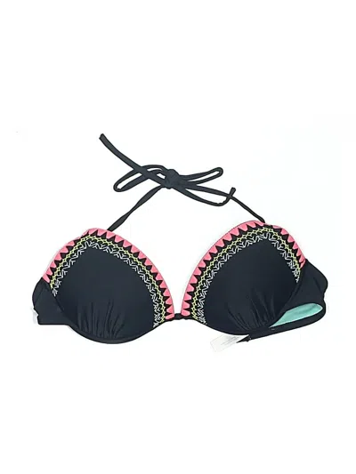 Pre-owned Rue Blue Swimsuit Top Black Swimwear