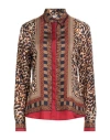 Rue De Mathieu Edition Woman Shirt Red Size 6 Silk