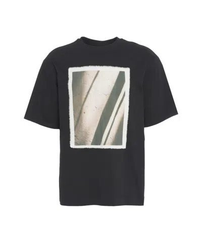 Rue De Tokyo T-shirt With 'theodore' Print In Black