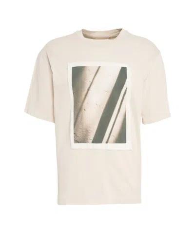 Rue De Tokyo T-shirt With 'theodore' Print In Neutral