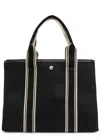 Rue De Verneiul Traversée M Cruise Canvas Tote Bag In Black