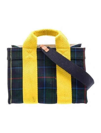 Pre-owned Rue De Verneuil Canvas Tote In Blue