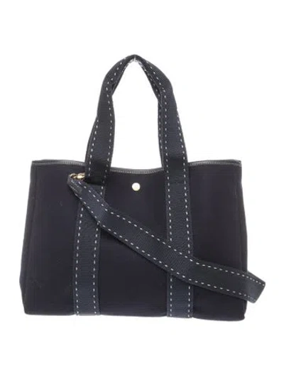 Pre-owned Rue De Verneuil Canvas Tote In Blue