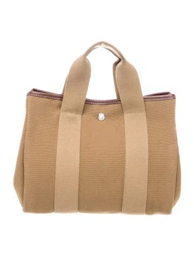 Pre-owned Rue De Verneuil Canvas Tote In Neutrals