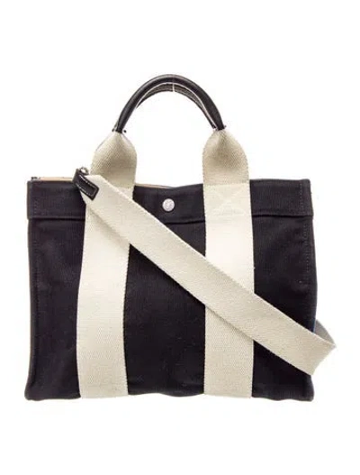 Pre-owned Rue De Verneuil Canvas Tote In Neutrals