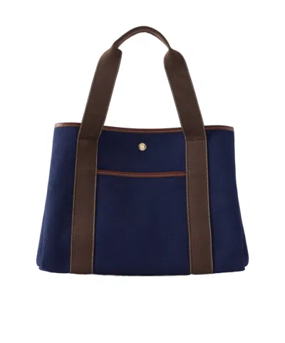 Rue De Verneuil Casual Handbag In Blue