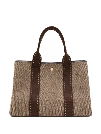 Rue De Verneuil Medium Traversée Tote Bag In Brown