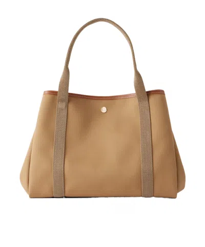 Rue De Verneuil Medium Traversée Tote Bag In Nude