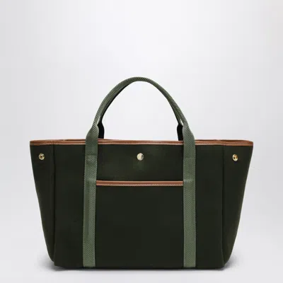 Rue De Verneuil Olive Green Mini Traversée M Felt Tote Bag