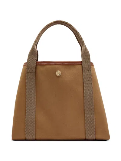Rue De Verneuil Small Traversée Tote Bag In Brown