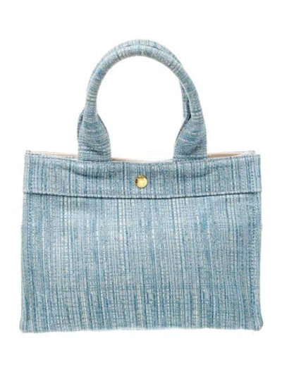 Pre-owned Rue De Verneuil Top Handle Bag In Blue