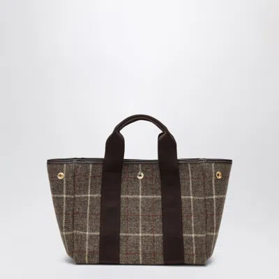 Rue De Verneuil Traversée S Flannel Mini Bag In Black