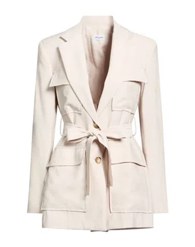 Rue Du Bac Woman Blazer Light Grey Size 8 Viscose, Polyester In Gray