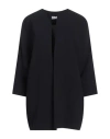 Rue Du Bac Woman Jacket Midnight Blue Size 4 Polyester, Elastane