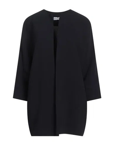 Rue Du Bac Woman Jacket Midnight Blue Size 4 Polyester, Elastane