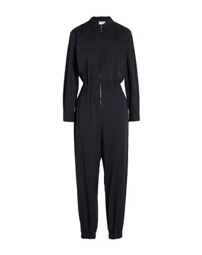 Rue Du Bac Woman Jumpsuit Black Size 2 Polyamide, Elastane In Multi